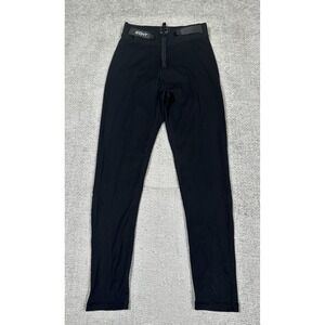 Echt Leggings Womens Small Black Front Zip Scrunch Butt